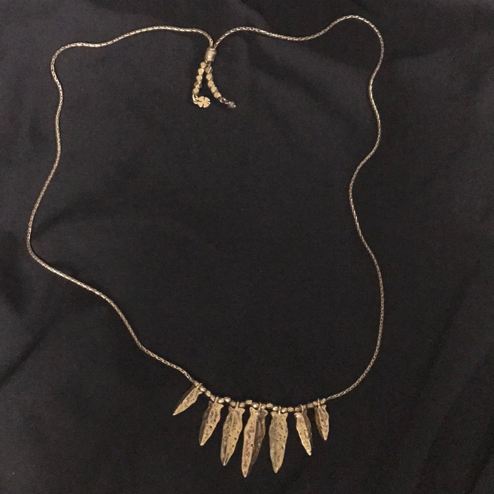 Lucky Brand Gold Seven Arrowhead Pendant